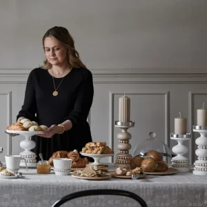 Karakter Kerzen Und Kerzenhalter-Aarikka Keisarinna Kerzenhalter, weiß