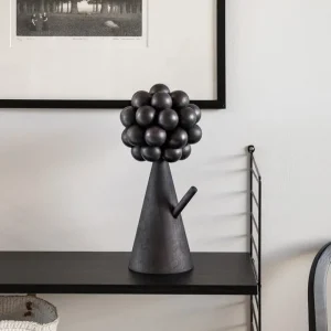 Aarikka Dekorationsgegenstände^Mänty Skulptur, L, Schwarz