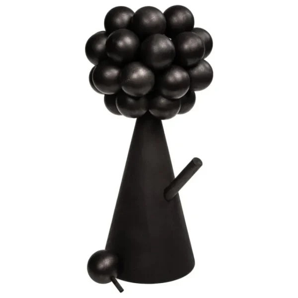 Aarikka Dekorationsgegenstände^Mänty Skulptur, L, Schwarz