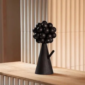 Aarikka Dekorationsgegenstände^Mänty Skulptur, L, Schwarz