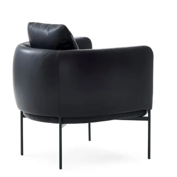 Magis Sitzgelegenheiten-Adea Loungesessel Bonnet Club, Anilinleder