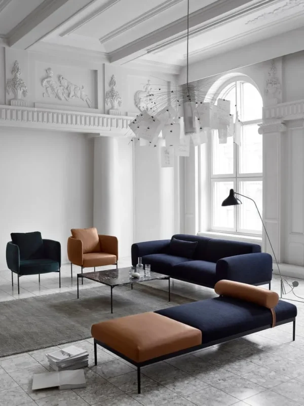 Magis Sitzgelegenheiten-Adea Loungesessel Bonnet Club, Anilinleder