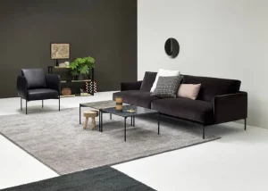 Magis Sitzgelegenheiten-Adea Loungesessel Bonnet Club, Anilinleder