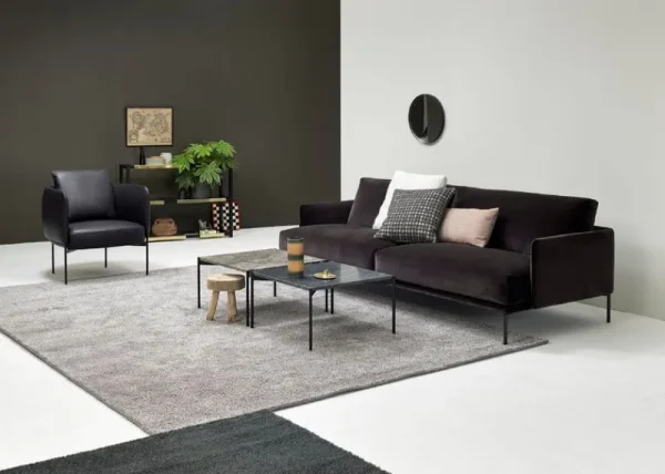 Magis Sitzgelegenheiten-Adea Loungesessel Bonnet Club, Anilinleder
