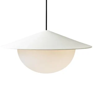 AGO Deckenleuchten-Alley Pendelleuchte, integrierte LED, groß, Eierschalenweiß