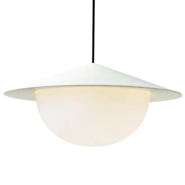 AGO Deckenleuchten-Alley Pendelleuchte, integrierte LED, groß, Eierschalenweiß