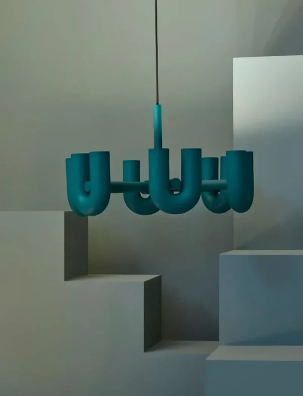 Tala Deckenleuchten-AGO Cirkus Kronleuchter, groß, Grün