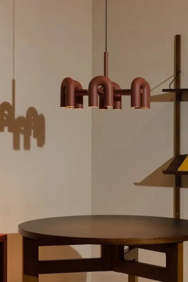 Warm Nordic Deckenleuchten-AGO Cirkus Kronleuchter, groß, Grau