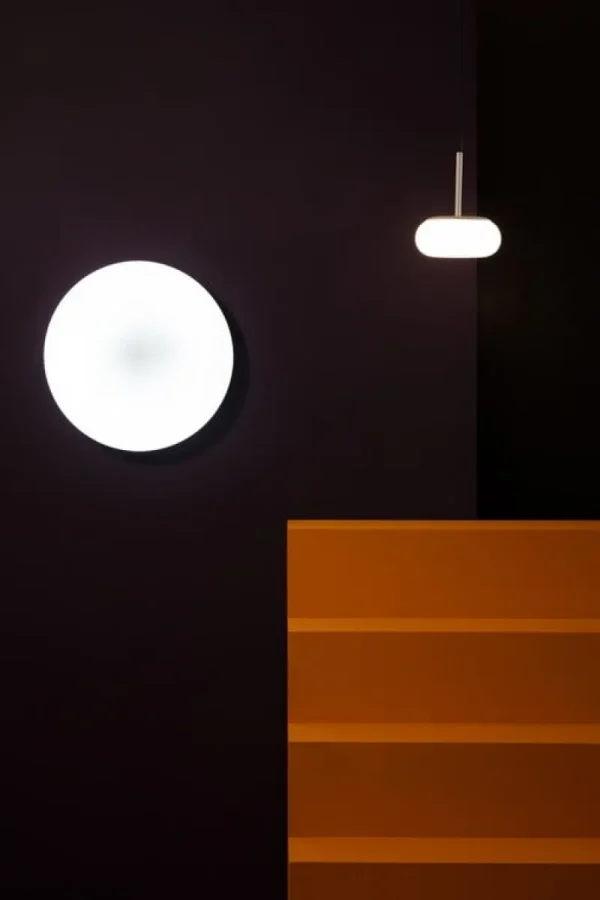 New Works Deckenleuchten-AGO Mozzi Pendelleuchte, dimmbar, klein, Eierschalenweiß