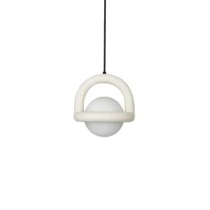 Petite Friture Deckenleuchten-AGO Pendelleuchte Balloon, Cremeweiß