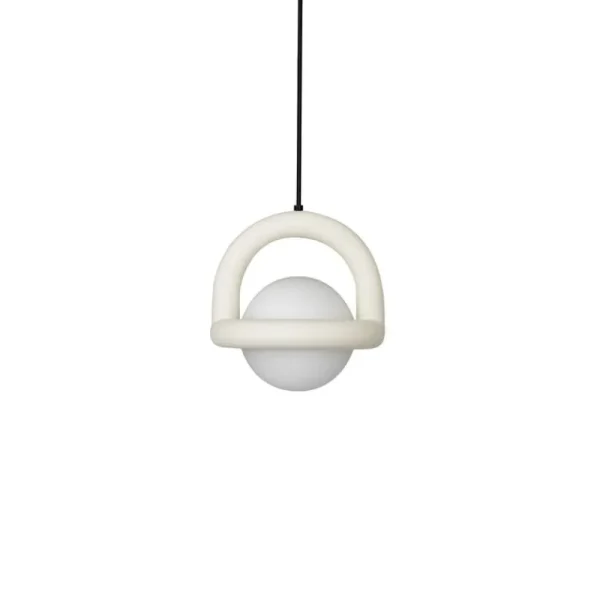 Petite Friture Deckenleuchten-AGO Pendelleuchte Balloon, Cremeweiß