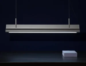 Louis Poulsen Deckenleuchten-AGO Pinch Pendelleuchte, Silber