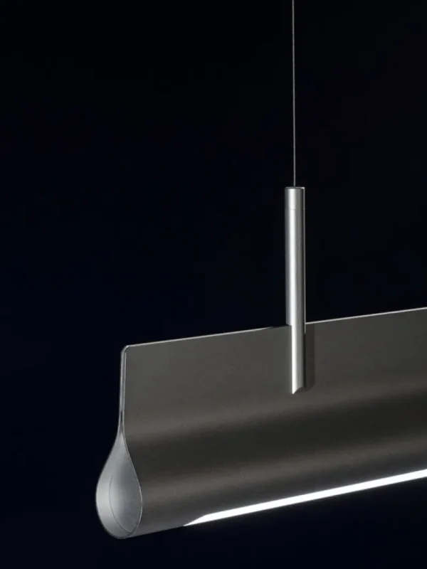 Louis Poulsen Deckenleuchten-AGO Pinch Pendelleuchte, Silber
