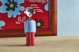 Alessi Küchenutensilien^Alessandro M. Korkenzieher, Hellblau, Rot