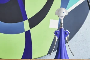 Alessi Küchenutensilien^Anna G. Korkenzieher, Dunkelblau