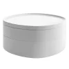 Alessi Badezimmeraccessoires^Birillo Badorganizer mit Deckel, weiß