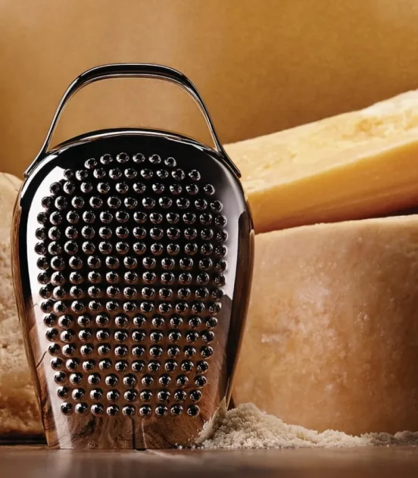 Alessi Küchenutensilien^Cheese Please Käsereibe, spiegelpoliertes Edelstahl