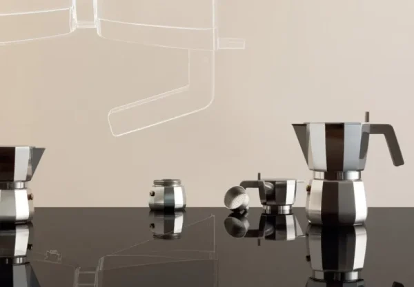 Alessi Karaffen Und Krüge^Espressomaschine Moka, 3 Tassen