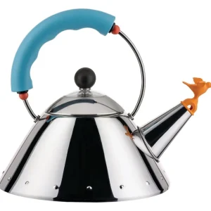 Alessi Karaffen Und Krüge^Kettle 9093/1, 1 l, Hellblau
