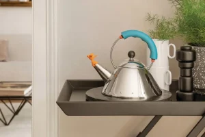 Alessi Karaffen Und Krüge^Kettle 9093/1, 1 l, Hellblau