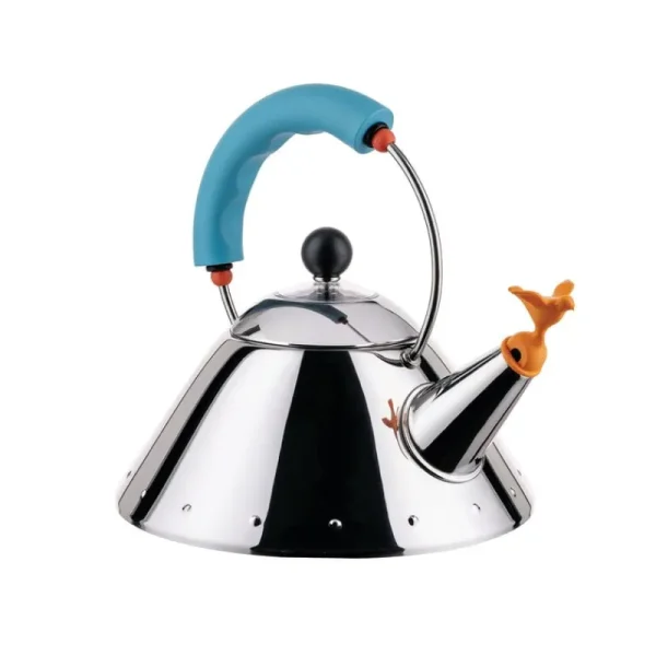Alessi Karaffen Und Krüge^Kettle 9093/1, 1 l, Hellblau