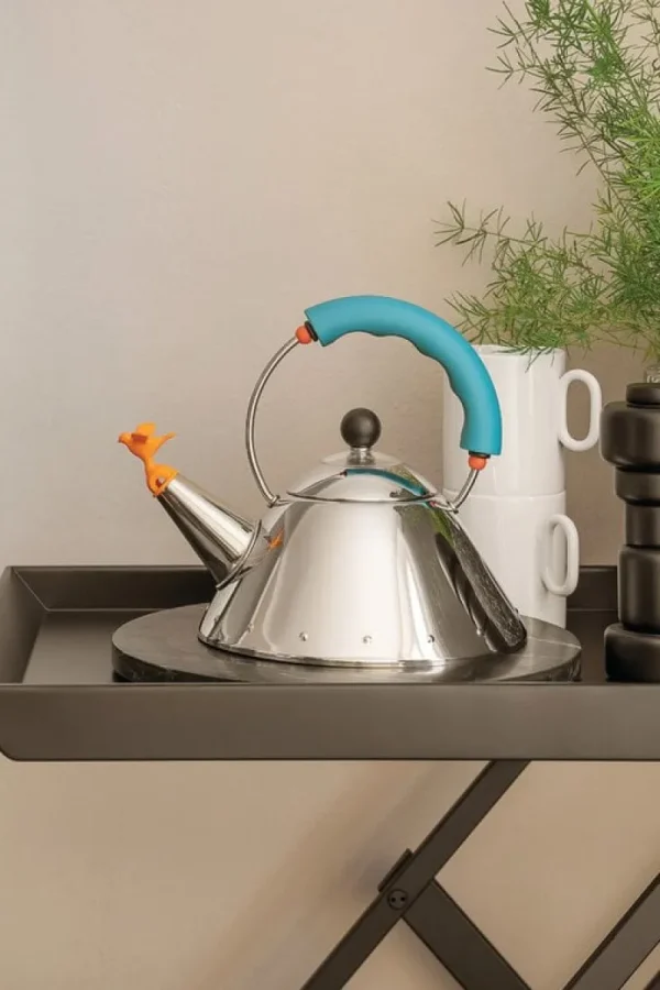 Alessi Karaffen Und Krüge^Kettle 9093/1, 1 l, Hellblau
