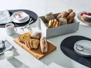 Alessi Küchenutensilien^Mattina Brotkasten, Grau