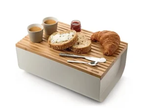 Alessi Küchenutensilien^Mattina Brotkasten, Grau