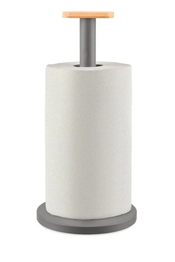 Alessi Küchenutensilien^Mattina Küchenrollenhalter, Dunkelgrau