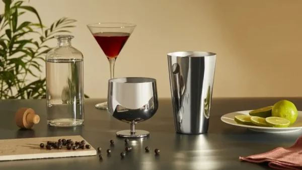 Alessi Küchenutensilien^Parisienne Shaker, Edelstahl