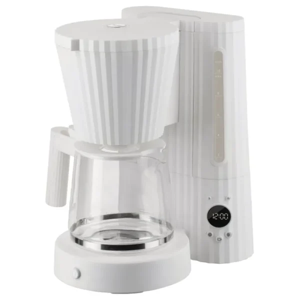 Alessi Haushaltsgeräte^Plissé Kaffeemaschine, Weiß