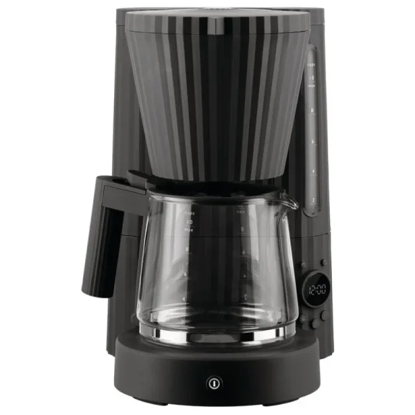Alessi Haushaltsgeräte^Plissé Kaffeemaschine, Schwarz