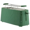 Alessi Haushaltsgeräte^Plissé Long Toaster, Grün