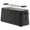 Alessi Haushaltsgeräte^Plissé Long Toaster, Schwarz
