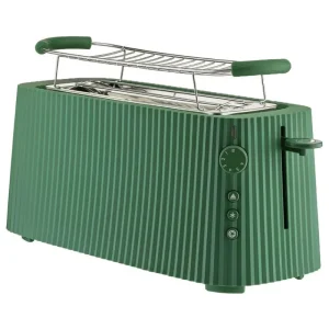 Alessi Haushaltsgeräte^Plissé Long Toaster, Grün