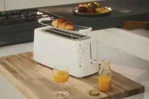 Alessi Haushaltsgeräte^Plissé Long Toaster, Grün