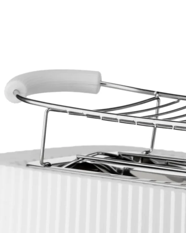 Alessi Haushaltsgeräte^Plissé Long Toaster, Schwarz