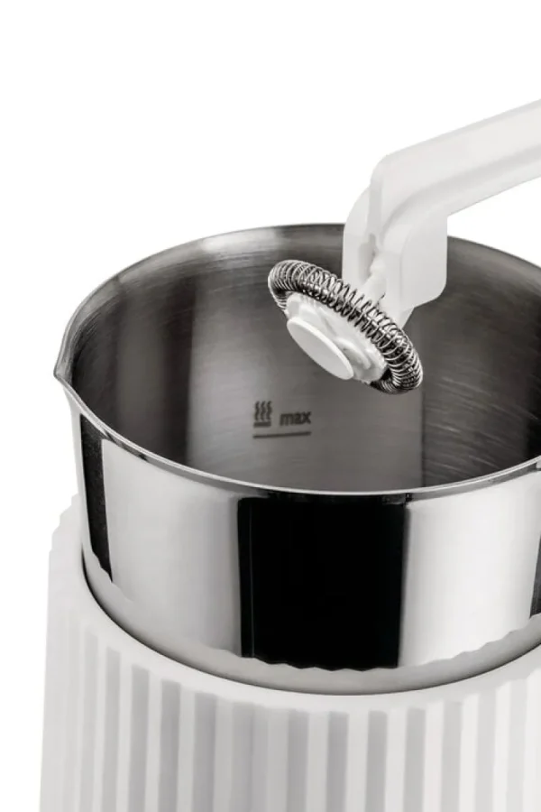 Alessi Haushaltsgeräte^Plissé Milchaufschäumer, Schwarz