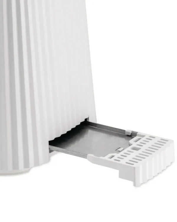 Alessi Haushaltsgeräte^Plissé Set aus Toaster und Wasserkocher, 1,7 l, Weiß