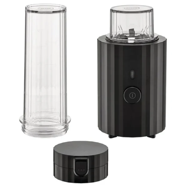 Alessi Haushaltsgeräte^Plissé Standmixer, Schwarz