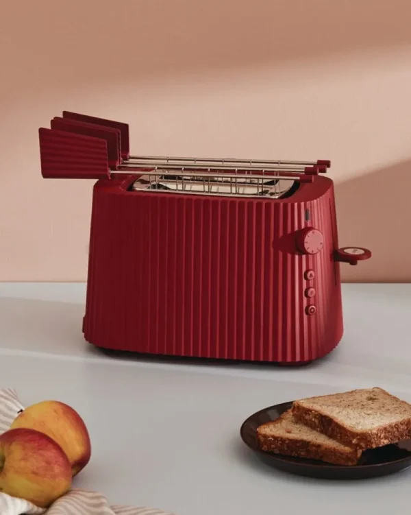 Alessi Haushaltsgeräte^Plissé Toaster, Rot