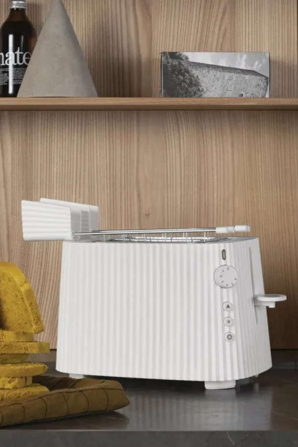 Alessi Haushaltsgeräte^Plissé Toaster, Weiß