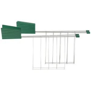 Alessi Haushaltsgeräte^Plissé Toasteraufsatz, Grün