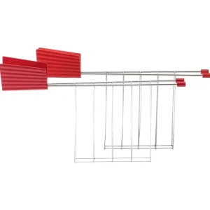 Alessi Haushaltsgeräte^Plissé Toasteraufsatz, Rot