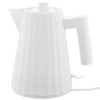Alessi Haushaltsgeräte^Plissé Wasserkocher, 1 l, weiß