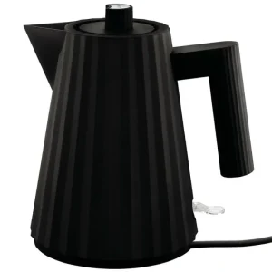 Alessi Haushaltsgeräte^Plissé Wasserkocher, 1 l, schwarz
