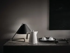 Alessi Haushaltsgeräte^Plissé Wasserkocher, 1 l, weiß