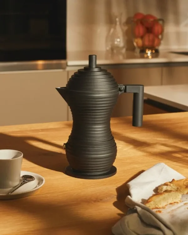 Alessi Karaffen Und Krüge^Pulcina Espressokocher, 6 Tassen, Schwarz