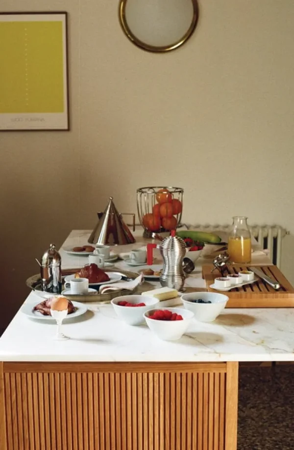 Alessi Karaffen Und Krüge^Pulcina Espressokocher, 6 Tassen, Aluminium – Rot