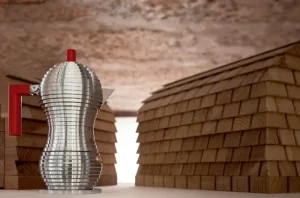 Alessi Karaffen Und Krüge^Pulcina Espressokocher, 6 Tassen, Aluminium – Rot